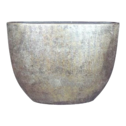 Bloempot Mira Ovaal - L50 X B20 X H36cm - Goud