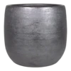 Bloempot Mira - D29 X H27cm - Antraciet -Buitentuin Winkel pot mira d29 h27cm industrieel zwart bloempot antraciet 1