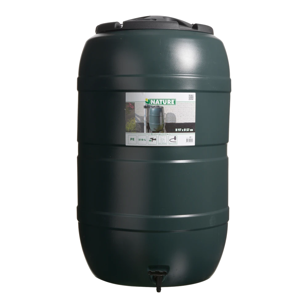 Regenton 210L - Groen - H97xu00d857cm - Nature 4 Regenton 210L - Groen - H97xu00d857cm - Nature - Afbeelding 2