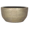 Plantenschaal Fien - D29 X H14cm - Goud -Buitentuin Winkel schaal fien d29 h14cm industrieel goud bloempot 1 5