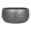 Plantenschaal Mira - D34 X H15cm - Antraciet -Buitentuin Winkel schaal mira d34 h15cm industrieel plantenschaal antraciet 1