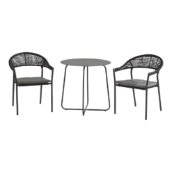 Sienna Dining Stoel - Grijs - Incl. Kussen -Buitentuin Winkel sienna dining stoel grijs incl kussen 4 1