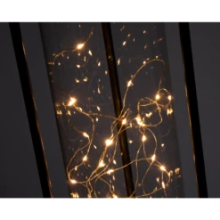 Lumineo Solar Lantaarn - LED - D15 X H42cm - Zwart -Buitentuin Winkel solar lantaarn led d15 x h42cm zwart solar 4 3