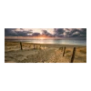 Tuinposter Strand Ondergaande Zon - 110x45cm -Buitentuin Winkel tuinposter strand ondergaande zon 110x45cm tuinposters 1