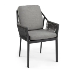 Tuinstoel Liv - Dining Stoel - Charcoal