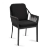 Tuinstoel Liv - Dining Stoel - Zwart -Buitentuin Winkel tuinstoel liv dining stoel zwart 1