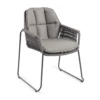 Tuinstoel Rivera - Dining Stoel - Charcoal -Buitentuin Winkel tuinstoel rivera dining stoel charcoal 1