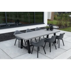 Tuintafel Toro - Betonlook - 250x100cm -Buitentuin Winkel tuintafel toro betonlook 250x100cm 3