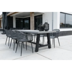 Tuintafel Toro - Betonlook - 250x100cm -Buitentuin Winkel tuintafel toro betonlook 250x100cm 4