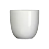 Bloempot Tusca - D25 X H23cm - Wit -Buitentuin Winkel tusca pot rond wit h23xd25cm bloempot 1 4