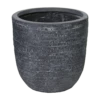 Bloempot Utah Egg - D55 X H51cm - Donkergrijs -Buitentuin Winkel utah egg pot graphite d55h51 bloempot 1 4