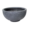 Plantenschaal Utah - D44 X H21cm - Donkergrijs 2 Plantenschaal Utah - D44 X H21cm - Donkergrijs -Buitentuin Winkel utah round bowl graphite d44h21 schaal 1 4