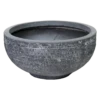 Plantenschaal Utah - D55 X H27cm - Donkergrijs -Buitentuin Winkel utah round bowl graphite d55h27 schaal 1 4