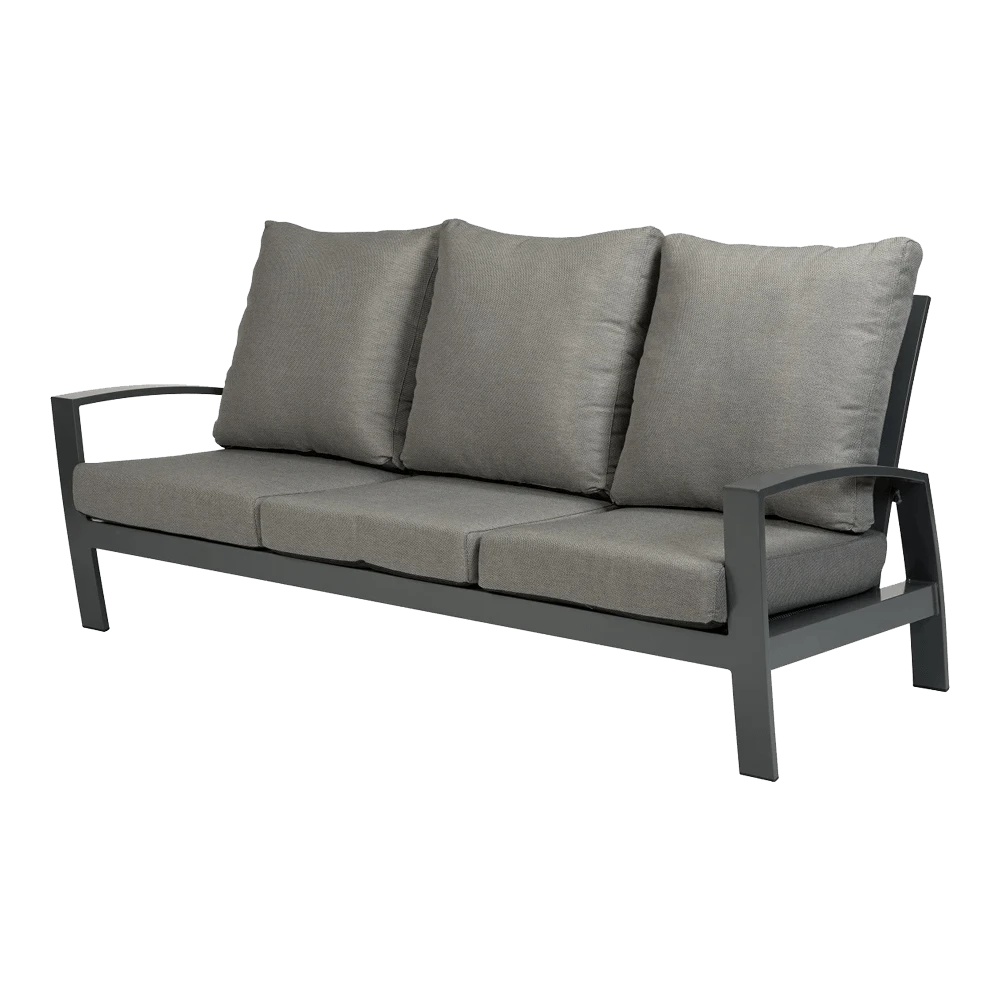 Valencia Lounge 3-zitsbank - Charcoal 3 Valencia Lounge 3-zitsbank - Charcoal