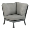 Valencia Lounge Smalle Hoek - Charcoal -Buitentuin Winkel valencia lounge smalle hoek charcoal 1 1