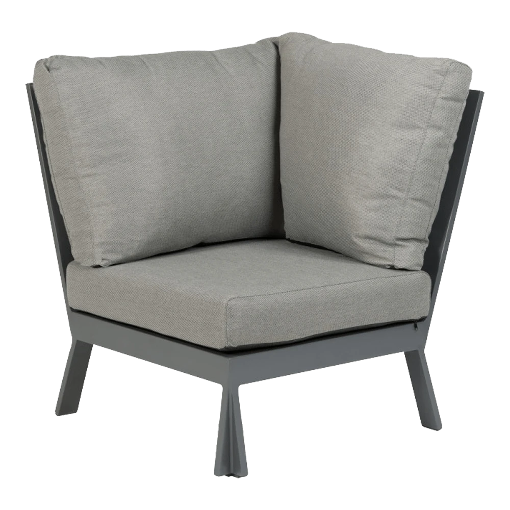 Valencia Lounge Smalle Hoek - Charcoal 3 Valencia Lounge Smalle Hoek - Charcoal