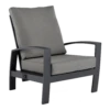 Valencia Loungestoel - Charcoal -Buitentuin Winkel valencia loungestoel charcoal 1 1
