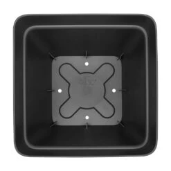 Bloempot Elho Vibia Campana Vierkant 30cm - Antraciet -Buitentuin Winkel vibia campana vierkant 30 plantenbak antraciet 3 6