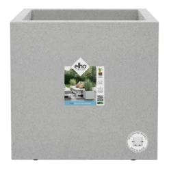 Elho Vivo Next Vierkant Wielen 30cm - Warm Grijs -Buitentuin Winkel vivo next vierkant wielen 30cm warm grijs 5 1